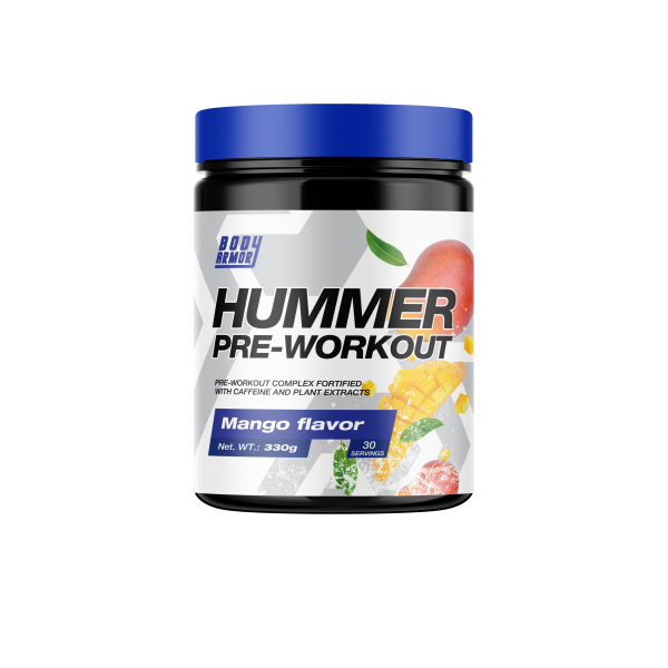 Elevate Your Workouts with Hummer Pre-Workout - Mango Flavor, 330g